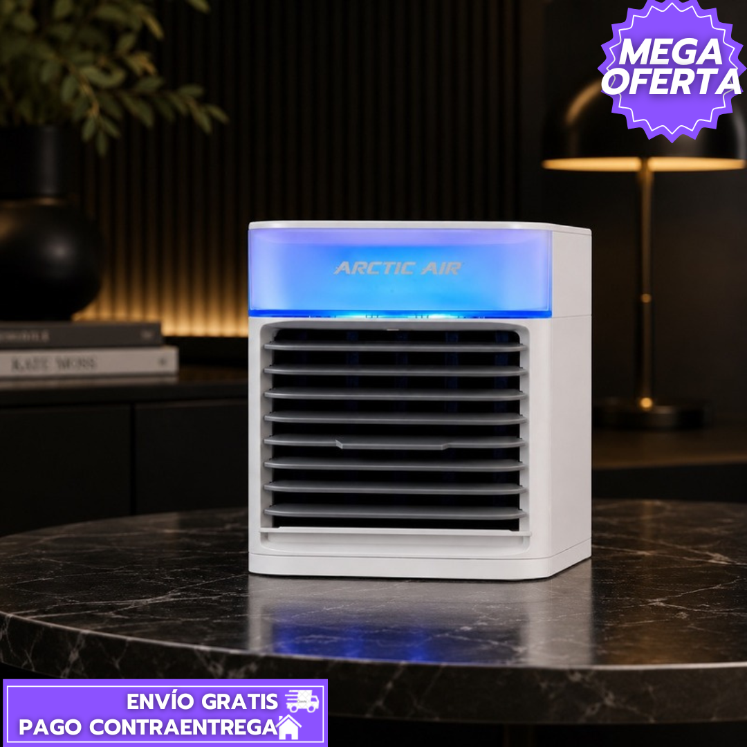 CoolFusion: Enfriador portátil que refresca al instante cualquier espacio.