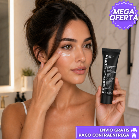 Oferta Especial 2x1 Peter Thomas: Reduce arrugas y bolsas al instante para una mirada firme