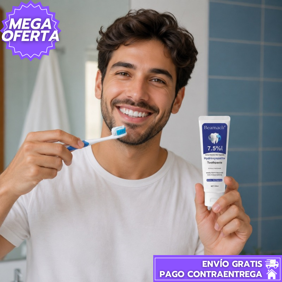 Beamach Hydroxyapatite: Fortalece el esmalte, reduce la sensibilidad y devuelve el brillo natural a tus dientes