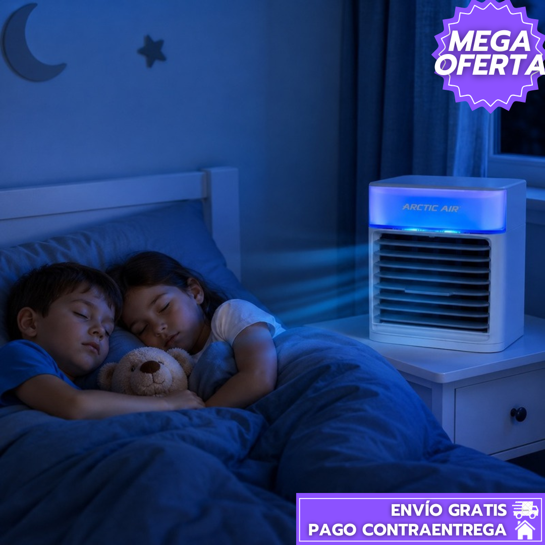 CoolFusion: Enfriador portátil que refresca al instante cualquier espacio.