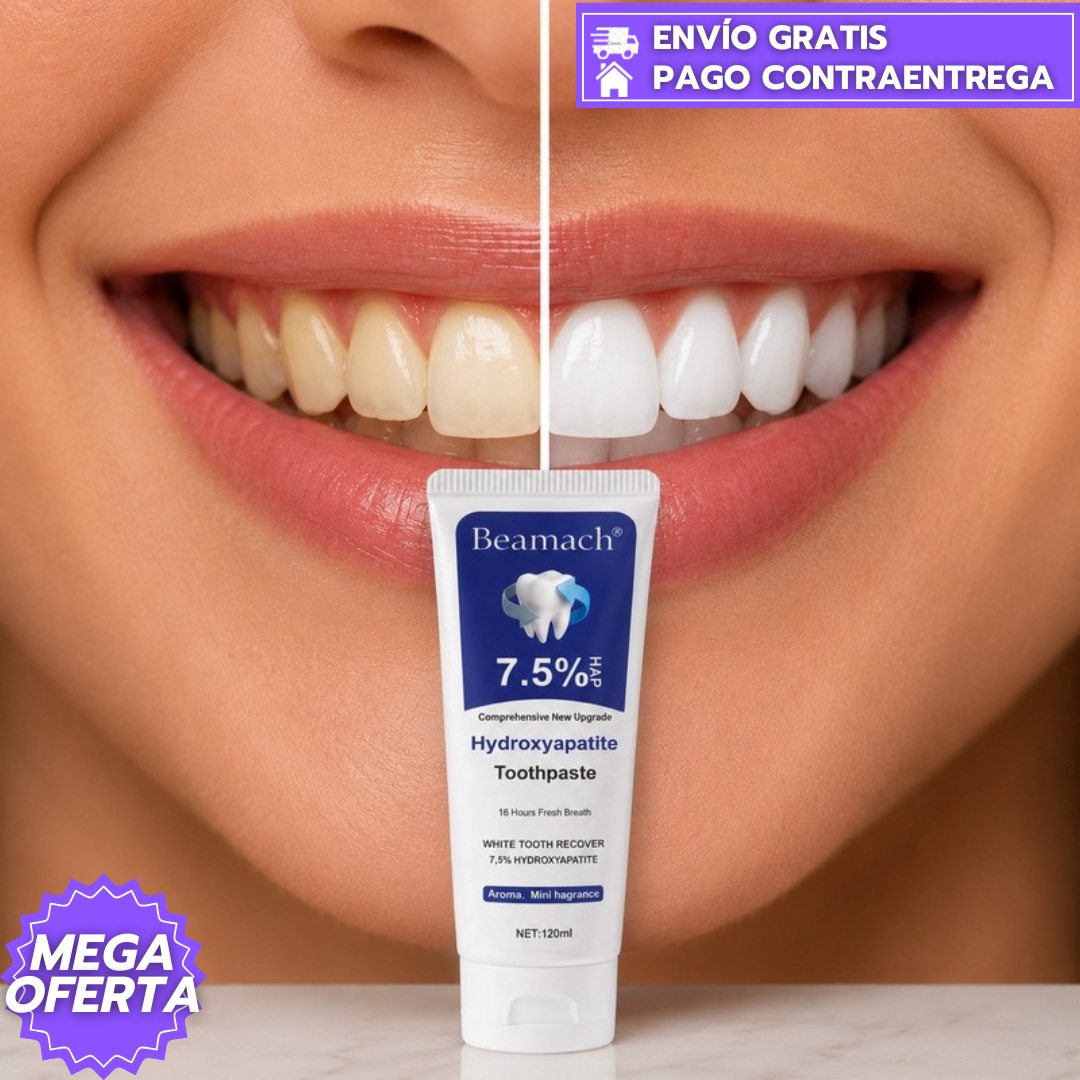 Beamach Hydroxyapatite: Fortalece el esmalte, reduce la sensibilidad y devuelve el brillo natural a tus dientes