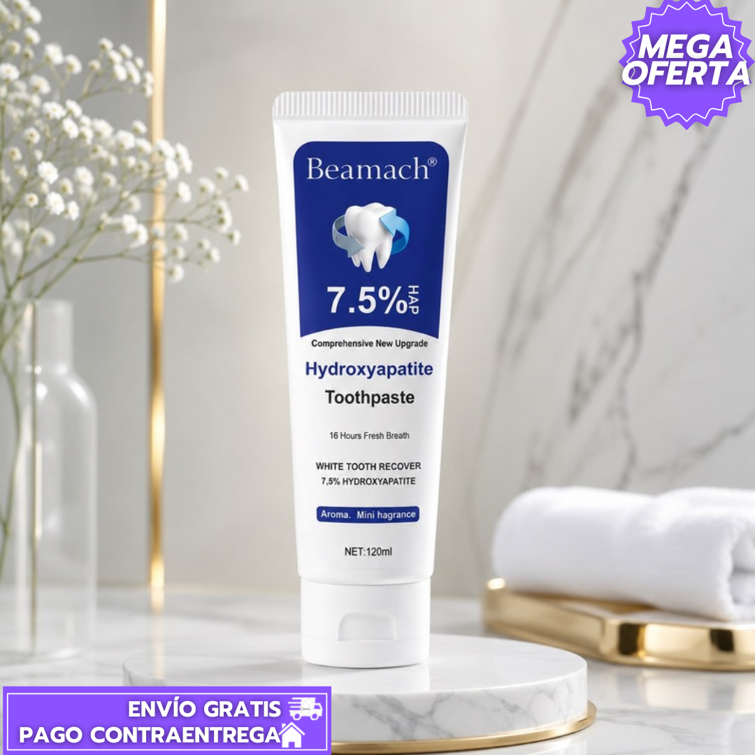 Beamach Hydroxyapatite: Fortalece el esmalte, reduce la sensibilidad y devuelve el brillo natural a tus dientes